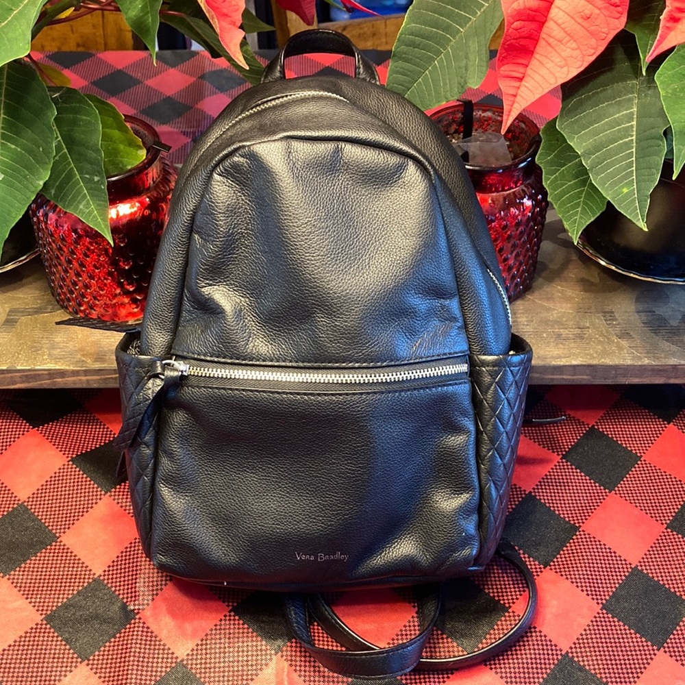 Vera Bradley backpack sycamore black leather